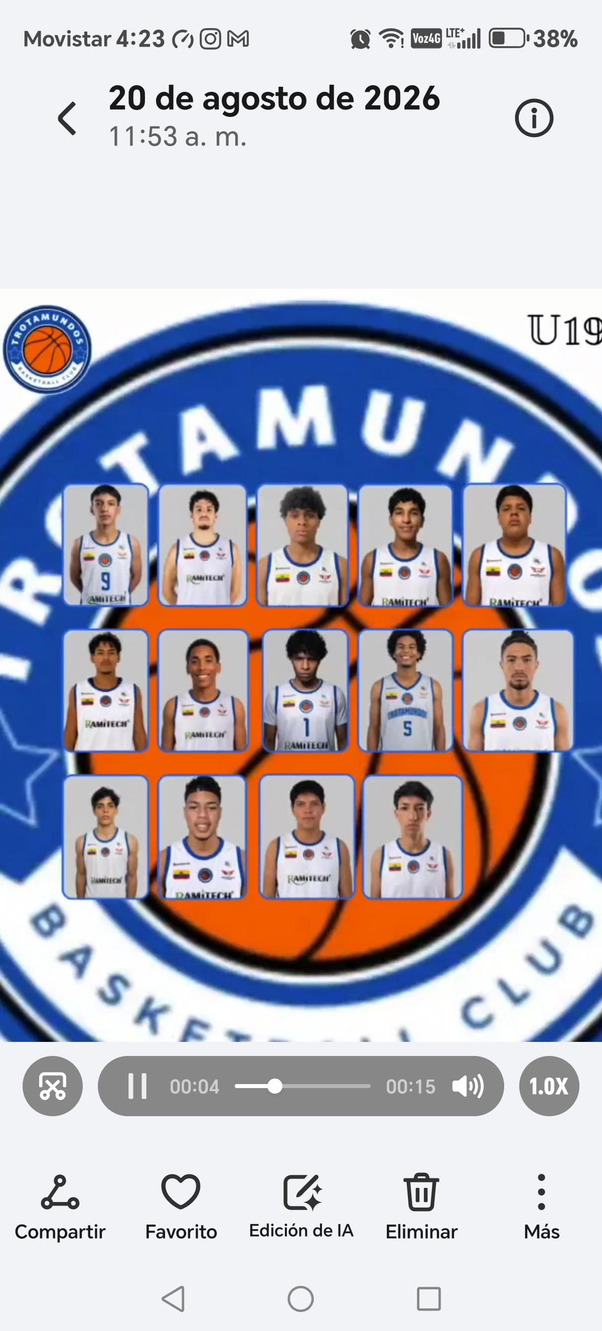 Foto del equipo